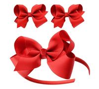 Forcine Per Capelli Con Fiocco Da 2 Pezzi E Fascia Per Capelli Con Fiocco Da 1 Pezzo, Accessori Per Capelli Per Bambini, Accessori Per Capelli Con Fiocco, Accessori Di Abbigliamento