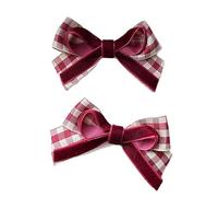 Forcine per capelli con fiocco di Natale, fermagli per capelli dolci, forcine laterali antiscivolo per capelli