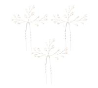 Forcine Per Capelli Con Perle, Clip Alla Da 3 Pezzi | Forcine Per Capelli Da Sposa Multiposizione 11x7 Cm | Clip Per Styling Multiposizione Per Donne Ragazze Damigella D'onore Sposa Ballo Di Fine