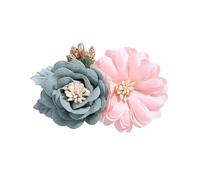 Forcine per capelli con petali di fiori carini, fermagli decorativi per capelli con perle dolci, accessori per capelli regalo per bambini
