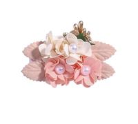 Forcine per capelli con petali di fiori carini, fermagli decorativi per capelli con perle dolci, accessori per capelli regalo per bambini