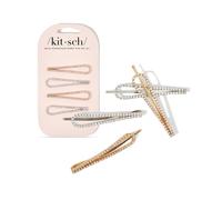 Forcine per capelli con strass kitsch, 4 pezzi, per acconciature da sposa, forcine e accessori per capelli eleganti, fermagli a forma di lacrima