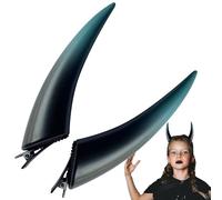 Forcine per capelli Corna del Diavolo,Clip sulle corna del diavolo,Casco da vampiro demone per le donne - Accessori per copricapo Costume Cosplay Halloween Forcina per capelli corna del diavolo