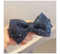 Forcine Per Capelli Crystal Big Bow Torkpin Ponytail Ponytail Girl Accessori for capelli Rhinestone Tornicciconcino cinturino for forcella Forcine Per Capelli Professionali(0887-c)