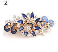 Forcine per capelli da donna, alla moda, con strass a forma di pavone, accessori per capelli, ornamenti