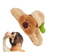 Forcine per capelli da donna, graziose mollette da capybara, morbide e morbide, spesse o sottili, perfette per le ragazze, dona un fascino di stile, ideali per l'uso quotidiano, feste, come regalo