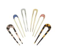 Forcine per capelli di forma unica grandi accessori per lo styling in metallo francese per le donne chignon Hairpieces clip per capelli moda Decors