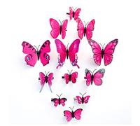 Forcine Per Capelli Fata Cosplay Capelli Turchese Pin Solid Enchanted Forest Magical Bridal 12pcs / set HairClips Forcine Per Capelli Professionali(Rose Red)