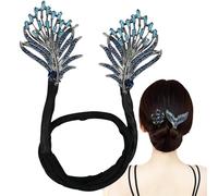 Forcine per capelli francesi per panini, mollette per capelli con fiori,Macchina per ciambelle per capelli French Twist - per capelli per matrimonio, creatore di, spilla per capelli in metallo per tu