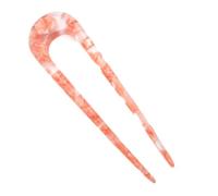 Forcine per capelli multicolore, semplicità, accessori per capelli, da indossare tutti i giorni, gioielli retrò, copricapo a forma di U, per adulti e adolescenti, colore rosso anguria