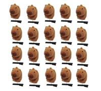 Forcine per capelli per bambini a forma di capibara per bambini da indossare da palcoscenico Adorkable Veg anni 2000 ragazze copricapo resina vacanza clip di capelli ragazze