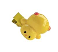 Forcine per capelli per bambini a forma di pollo per il capretto palcoscenico tremolante 3D giallo pollo anni 2000 ragazze copricapo