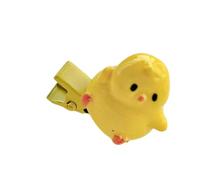 Forcine per capelli per bambini a forma di pollo per il capretto palcoscenico tremolante 3D giallo pollo anni 2000 ragazze copricapo