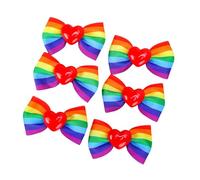Forcine per capelli per bambini Fermaglio Arcobaleno Cravatta Per Bambino Fase Flickering Nastro Colorato 2000 Ragazze Copricapo