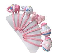 Forcine per capelli per bambini Fermaglio per capelli Conigli di Pasqua Forma Cravatta per Capretto Stage Wear Adorkable 2000 Ragazze Copricapo Scintillante