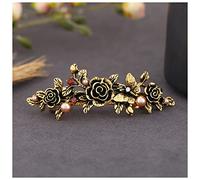 Forcine Per Capelli Retro Flower Spring Clip Pearl Hairpin parola orizzontale clip grande copricapo clip superiore di cavallo accessori for capelli Forcine Per Capelli Professionali(A267-1)