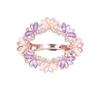 Forcine per capelli Squisiti bellissimi strass Impreziositi Fermagli per capelli da fata Kawaii per donne Decorazione per capelli per ragazze Accessori per capelli alla moda in (299 viola)