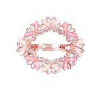 Forcine per capelli Squisiti bellissimi strass Impreziositi Fermagli per capelli da fata Kawaii per donne Decorazione per capelli per ragazze Accessori per capelli alla moda in (299 rosa)