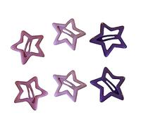 Forcine per capelli stile Y2K ragazze clip copricapo semplice stella donne gioielli per capelli colorato styling forcina