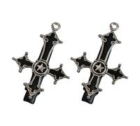 Forcine y2k Star Cross Hairpin Pieces/2 pezzi forcina for capelli a forma di croce a forma di ornitorinco copricapo primaverile adatto for donne e ragazze foto shopping shopping viaggio forcine for ca