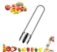 Forcipower Multifunctional Fruit and Vegetable Core Remover, Relativityi Red Bell Pepper Seed Corer, Fruit and Vegetable Corer Tool,2025 New Stainless Steel for Kitchen Gadget (A,1Pcs)