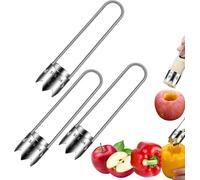 Forcipower - Strumento multifunzione per rimuovere il nucleo di frutta e verdura, in acciaio inox 2025, per gadget da cucina, oltre a disegnare frutta e verdura, corer per semi di peperone rosso (3