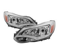 Ford 12-14 Focus Cromo Alloggiamento Ricambio Fari Coppia Set S Se San Titanio