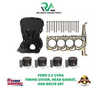 Ford 2.2TDCI Testa Guarnizione Con Kit Revisione Motore Parti Cvff Focus Ranger
