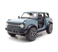 Ford BRONCO Badlands 2021 Blu Grigio Modellino Auto 1:18 Maisto