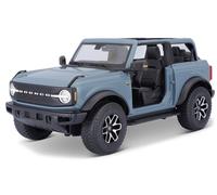 Ford Bronco Badlands 2021 blu modello di auto 31457 Maisto 1:18