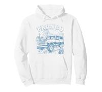 Ford Bronco Desert Blue Mono Felpa con Cappuccio