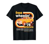 Ford - Bronco Free Wheelin' 1978 Divisione 4 ruote Maglietta