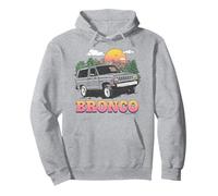 Ford Bronco in The Mountains Felpa con Cappuccio