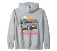 Ford Bronco in The Mountains Felpa con Cappuccio