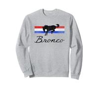 Ford Bronco Logo Stripes Felpa