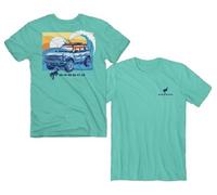 Ford BRONCO Tidal Wave Uomo T-Shirt Celadon Tramonto 3689