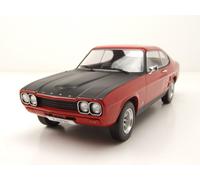 Ford Capri MK I RS 2600 1970 1:18 Die-Cast MCG Modellauto Rosso Nero OVP
