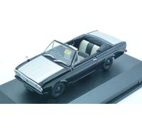 Ford Cortina Mk II Crayford Convertible Black / Silver 1:43 Model OXFORD