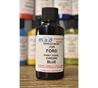 Ford Cromo Blu Metallico Pittura Ritocco Kit 30ML Fiesta Focus Kuga Edge S. Ecc.