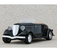 FORD Custom - 1934 - black - MotorMax 1:24