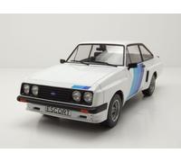 MCG18351 Ford Escort MK2 RS 2000 X-Pack Diamond White & Blue Decor MCG 1/18