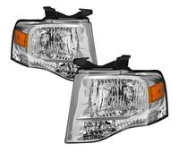 Ford Expedition 07-14 Cromo Alloggiamento Ricambio Fari Ambra Segnale Lampada