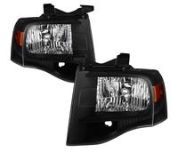 Ford Expedition 07-14 Nero Alloggiamento Ricambio Fari Ambra Segnale Lampada