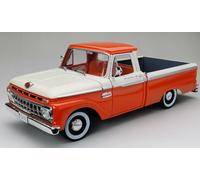 FORD F-100 CUSTOM CAB PICK-UP 1965 (Orange & White) Sunstar 1/18 01301