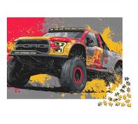 Ford F-150 Pickup Truck Puzzle Impossible 1000Pcs Decorazione Per La Casa. Giochi Rilassamento E Intelligence Per Adulti E Ragazzi Da 14 Anni 52x38cm/1000pcs