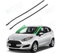 Ford Fiesta 2017 In Poi Guarnizione Profilo Gomma Parabrezza Destro e Sinistro