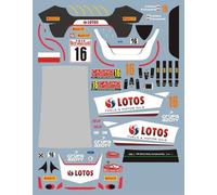 FORD FIESTA WRC - KUBICA - Rally Montecarlo 2015 - DECAL 1/24