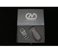 Ford Focus Mondeo Fiesta Galaxy Artigianale In Pelle Chiave Custodia Cover KR008