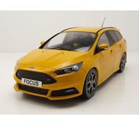 MODELLINO AUTO STATICO FORD FOCUS ST TURNIER 2014 GIALLO MODELLISMO SCALA 1/18