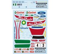 FORD FOCUS WRC - UFF - Rally Montecarlo 2008 - DECAL 1/24